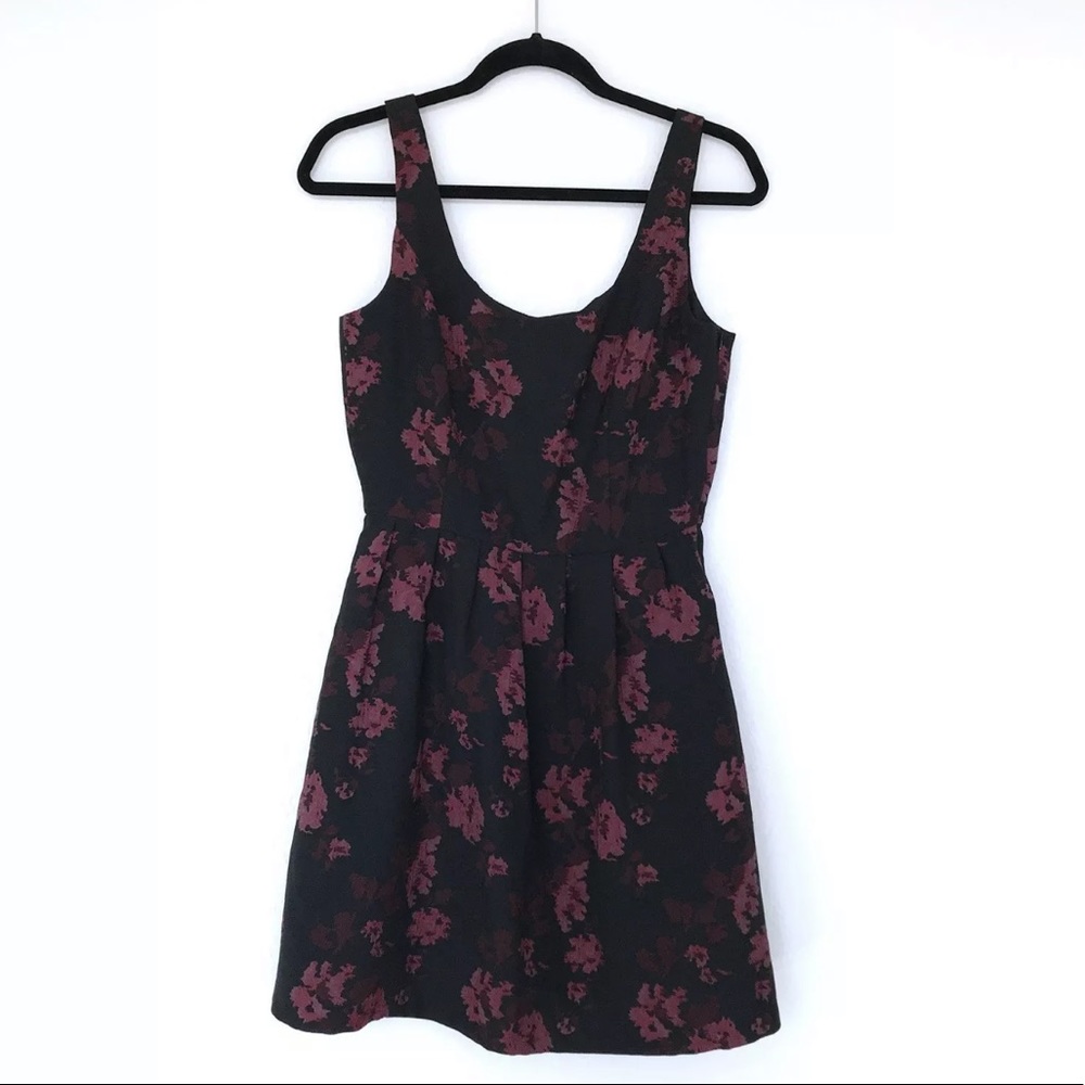 BB Dakota Black Red Floral Print Sleeveless Dress - Picture 7 of 8